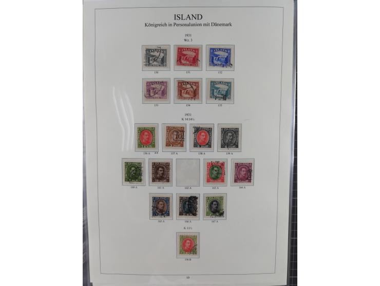 1876/1988 (ca.), mint never hinged/unused and used collection, including Officials, mostly used before 1933, mostly unused an