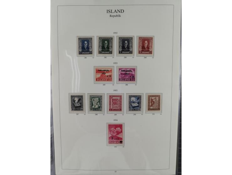 1876/1988 (ca.), mint never hinged/unused and used collection, including Officials, mostly used before 1933, mostly unused an