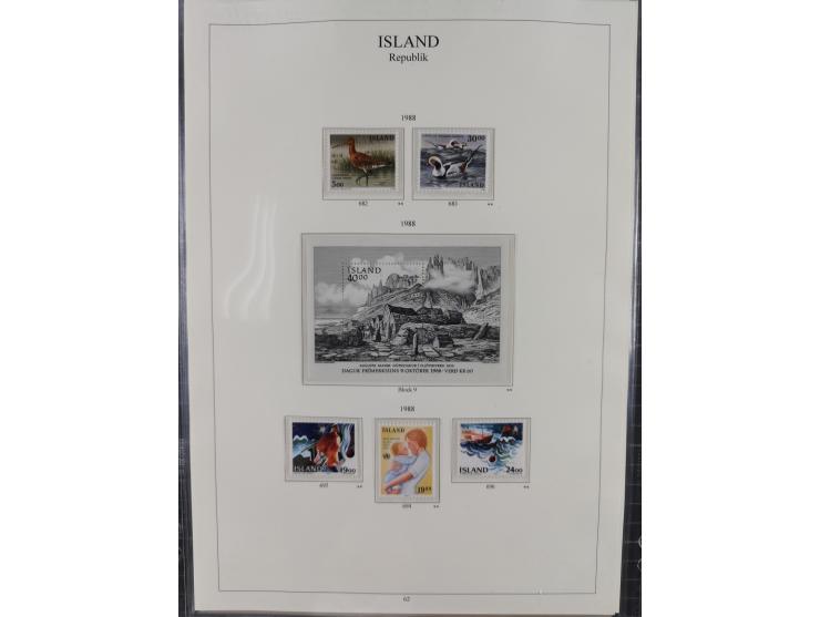 1876/1988 (ca.), mint never hinged/unused and used collection, including Officials, mostly used before 1933, mostly unused an