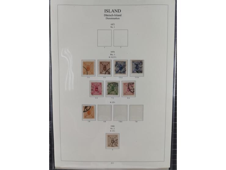 1876/1988 (ca.), mint never hinged/unused and used collection, including Officials, mostly used before 1933, mostly unused an