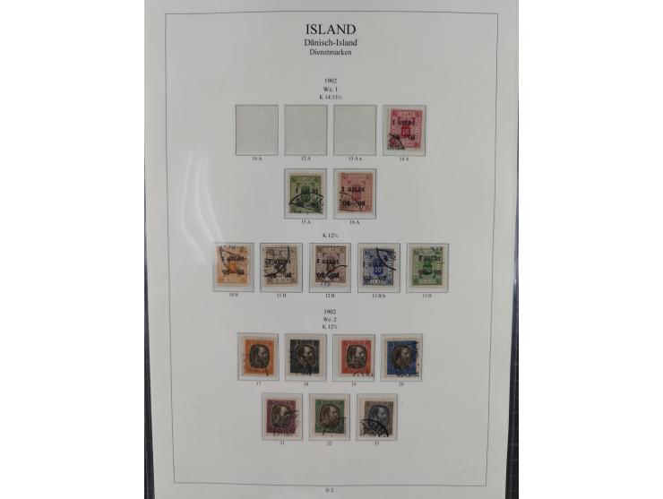 1876/1988 (ca.), mint never hinged/unused and used collection, including Officials, mostly used before 1933, mostly unused an