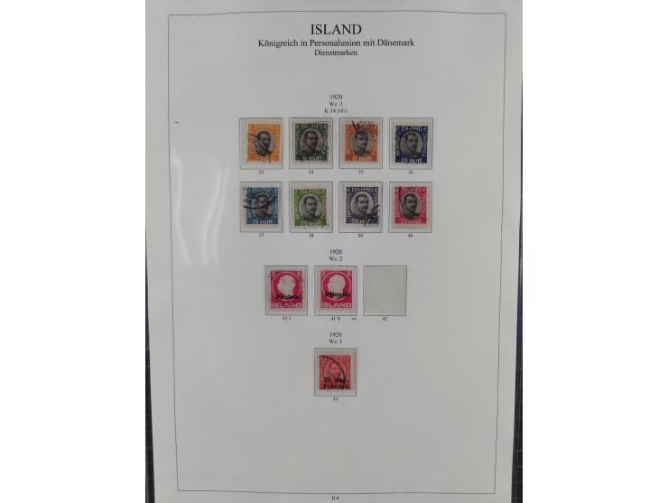 1876/1988 (ca.), mint never hinged/unused and used collection, including Officials, mostly used before 1933, mostly unused an