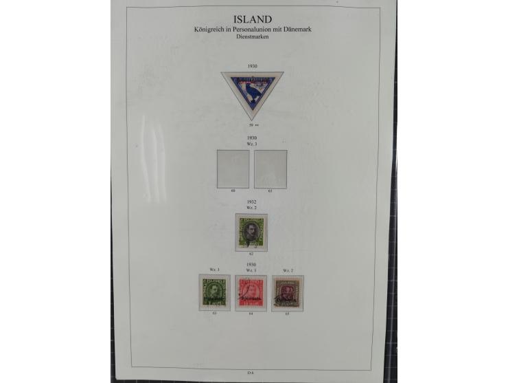 1876/1988 (ca.), mint never hinged/unused and used collection, including Officials, mostly used before 1933, mostly unused an