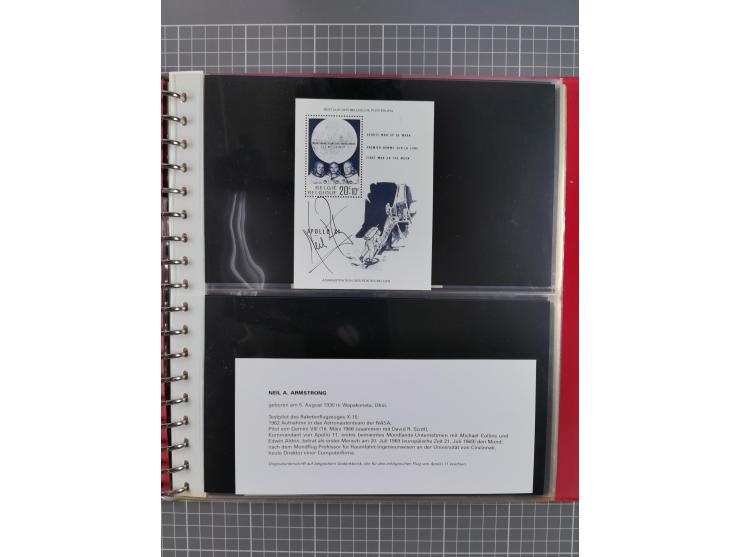 1960/2015, interessanter Bestand mit Motiv-Marken und Blocks, FDC, SST und Sonderbelege, meist bis ca. 1990, dazu Autographen