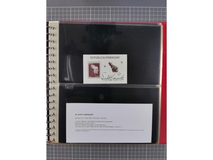 1960/2015, interessanter Bestand mit Motiv-Marken und Blocks, FDC, SST und Sonderbelege, meist bis ca. 1990, dazu Autographen