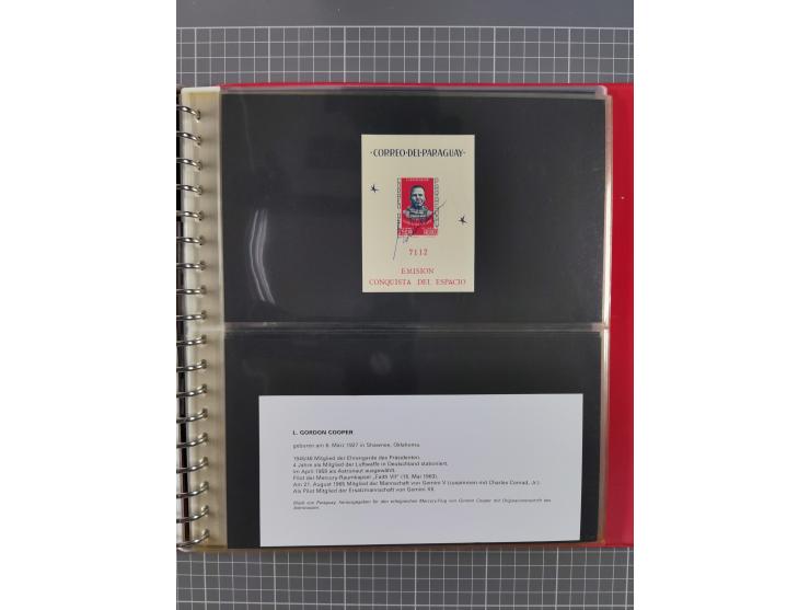 1960/2015, interessanter Bestand mit Motiv-Marken und Blocks, FDC, SST und Sonderbelege, meist bis ca. 1990, dazu Autographen