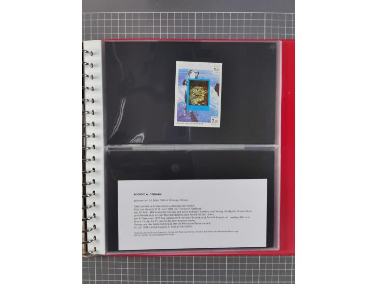 1960/2015, interessanter Bestand mit Motiv-Marken und Blocks, FDC, SST und Sonderbelege, meist bis ca. 1990, dazu Autographen