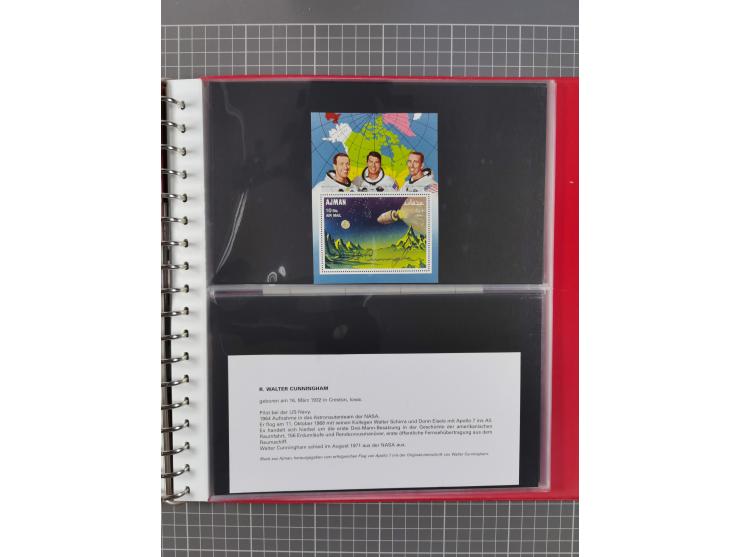 1960/2015, interessanter Bestand mit Motiv-Marken und Blocks, FDC, SST und Sonderbelege, meist bis ca. 1990, dazu Autographen