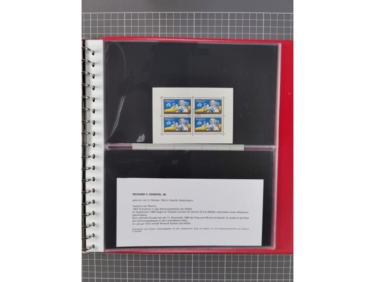 1960/2015, interessanter Bestand mit Motiv-Marken und Blocks, FDC, SST und Sonderbelege, meist bis ca. 1990, dazu Autographen