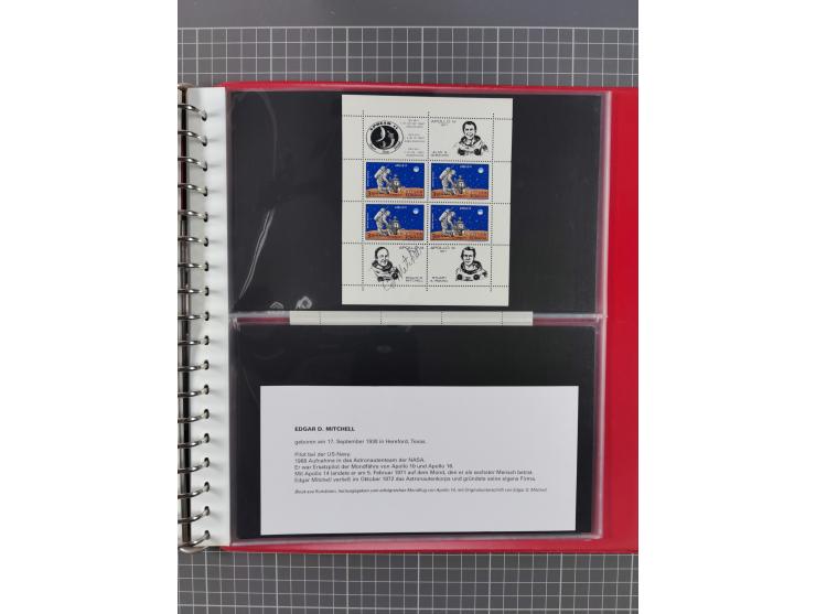 1960/2015, interessanter Bestand mit Motiv-Marken und Blocks, FDC, SST und Sonderbelege, meist bis ca. 1990, dazu Autographen