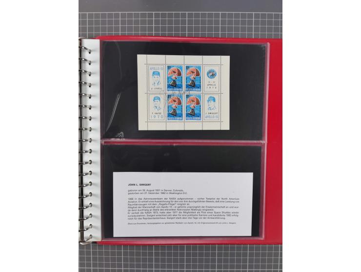 1960/2015, interessanter Bestand mit Motiv-Marken und Blocks, FDC, SST und Sonderbelege, meist bis ca. 1990, dazu Autographen