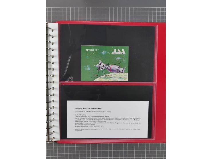 1960/2015, interessanter Bestand mit Motiv-Marken und Blocks, FDC, SST und Sonderbelege, meist bis ca. 1990, dazu Autographen