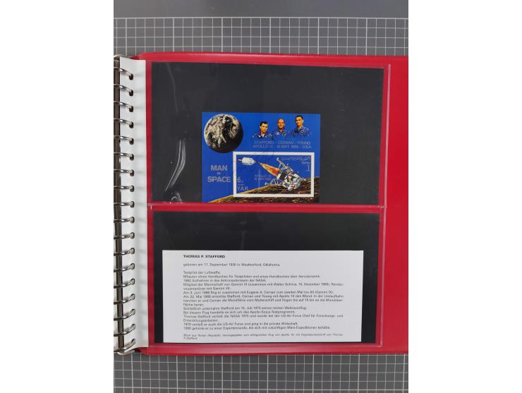 1960/2015, interessanter Bestand mit Motiv-Marken und Blocks, FDC, SST und Sonderbelege, meist bis ca. 1990, dazu Autographen