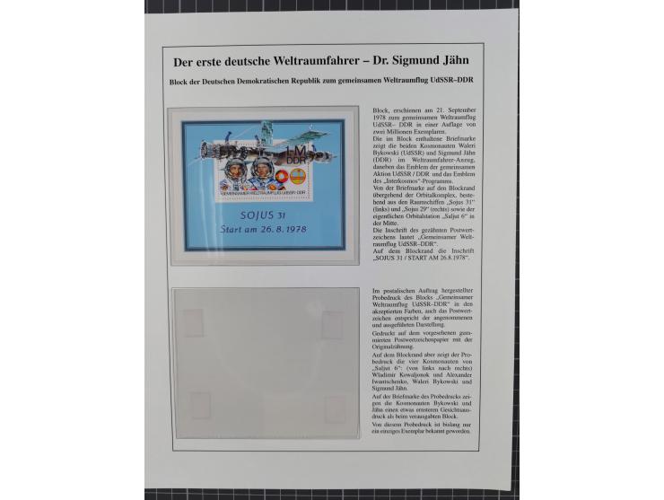 1960/2015, interessanter Bestand mit Motiv-Marken und Blocks, FDC, SST und Sonderbelege, meist bis ca. 1990, dazu Autographen