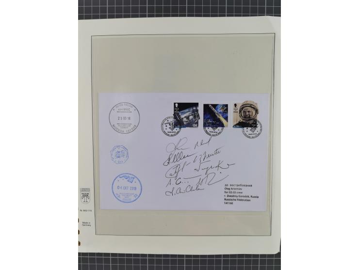 1960/2015, interessanter Bestand mit Motiv-Marken und Blocks, FDC, SST und Sonderbelege, meist bis ca. 1990, dazu Autographen