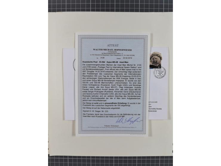 1960/2015, interessanter Bestand mit Motiv-Marken und Blocks, FDC, SST und Sonderbelege, meist bis ca. 1990, dazu Autographen