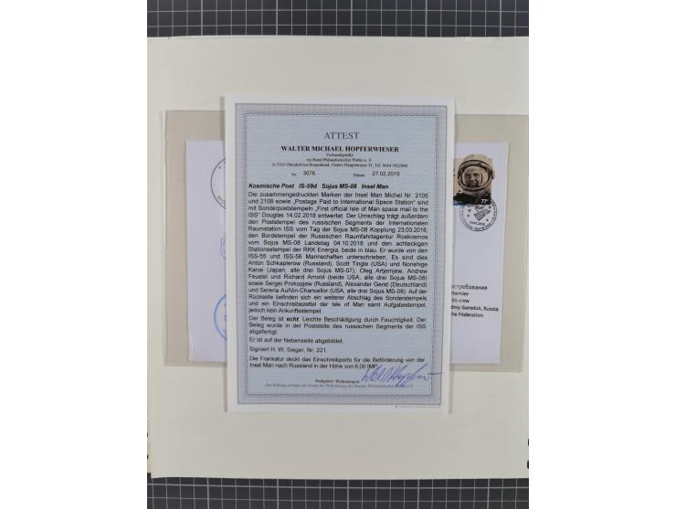 1960/2015, interessanter Bestand mit Motiv-Marken und Blocks, FDC, SST und Sonderbelege, meist bis ca. 1990, dazu Autographen