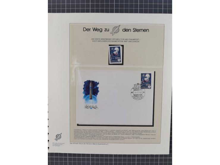 1960/2015, interessanter Bestand mit Motiv-Marken und Blocks, FDC, SST und Sonderbelege, meist bis ca. 1990, dazu Autographen