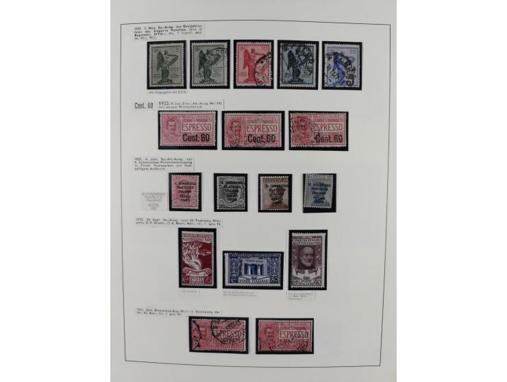 1861/1944, mixed collection starting with Naples, with many better and complete sets, further postage dues, airmail stamps, i