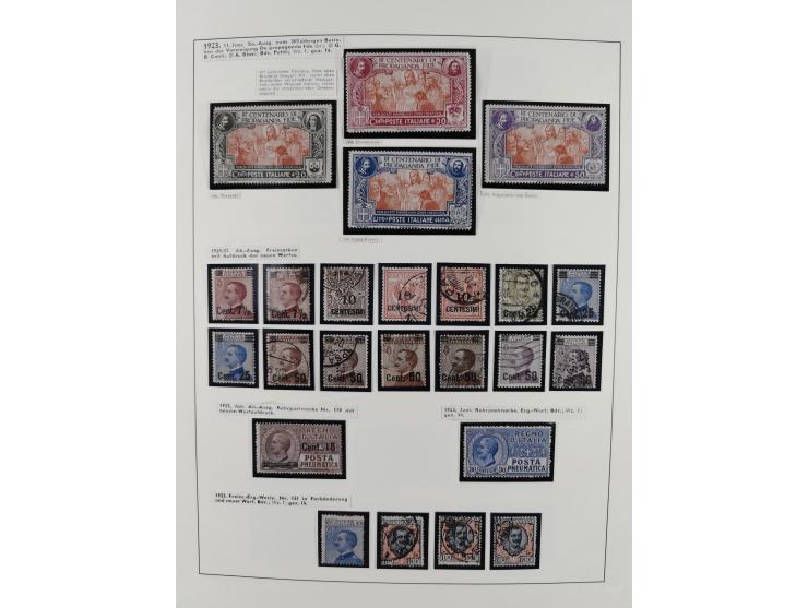 1861/1944, mixed collection starting with Naples, with many better and complete sets, further postage dues, airmail stamps, i