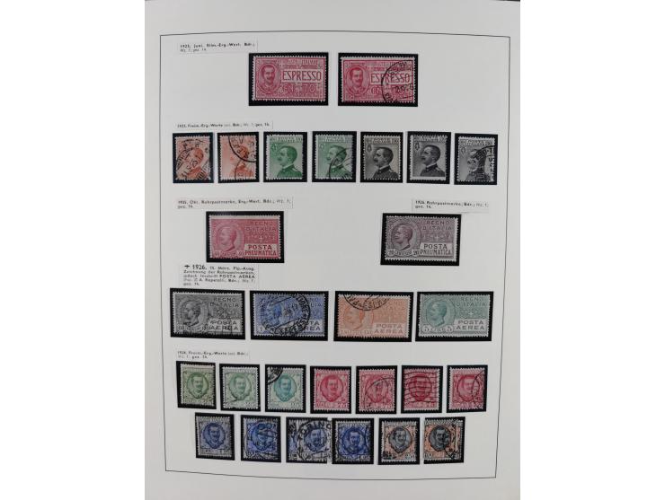 1861/1944, mixed collection starting with Naples, with many better and complete sets, further postage dues, airmail stamps, i