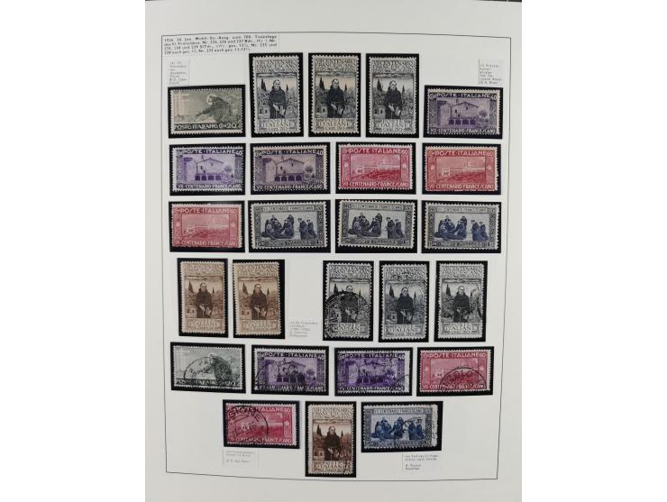 1861/1944, mixed collection starting with Naples, with many better and complete sets, further postage dues, airmail stamps, i