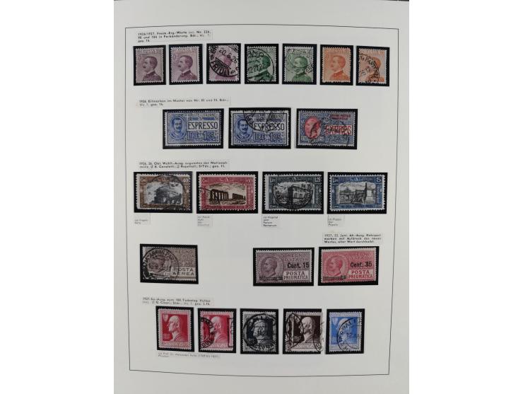 1861/1944, mixed collection starting with Naples, with many better and complete sets, further postage dues, airmail stamps, i