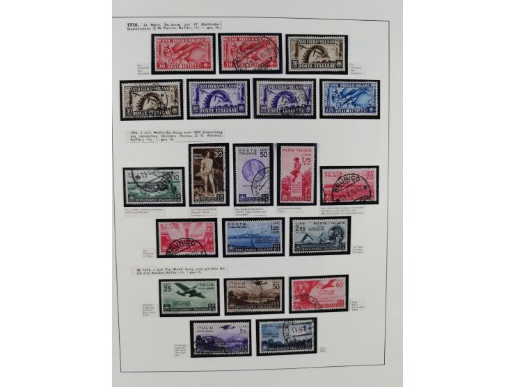 1861/1944, mixed collection starting with Naples, with many better and complete sets, further postage dues, airmail stamps, i