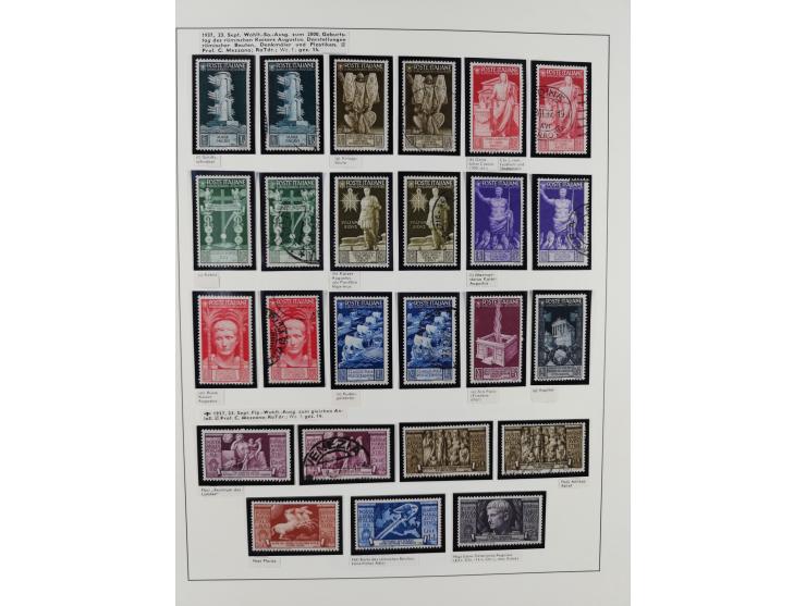 1861/1944, mixed collection starting with Naples, with many better and complete sets, further postage dues, airmail stamps, i