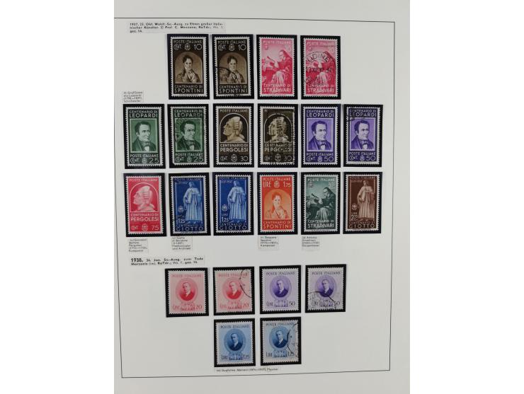 1861/1944, mixed collection starting with Naples, with many better and complete sets, further postage dues, airmail stamps, i