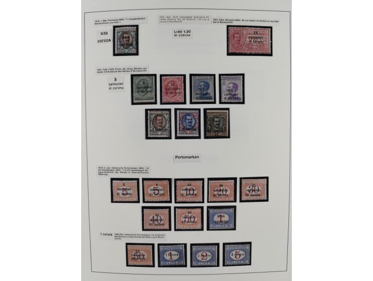 1861/1944, mixed collection starting with Naples, with many better and complete sets, further postage dues, airmail stamps, i