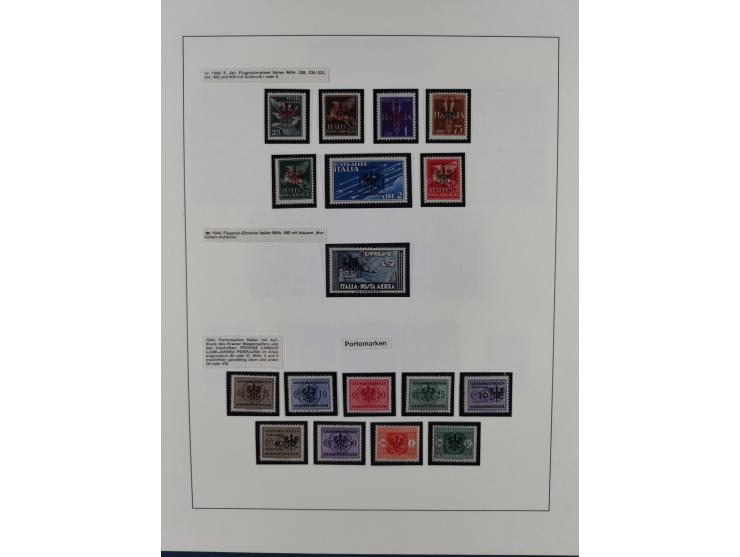 1861/1944, mixed collection starting with Naples, with many better and complete sets, further postage dues, airmail stamps, i