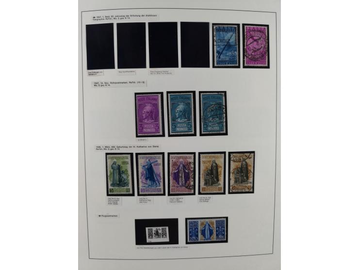 1861/1944, mixed collection starting with Naples, with many better and complete sets, further postage dues, airmail stamps, i