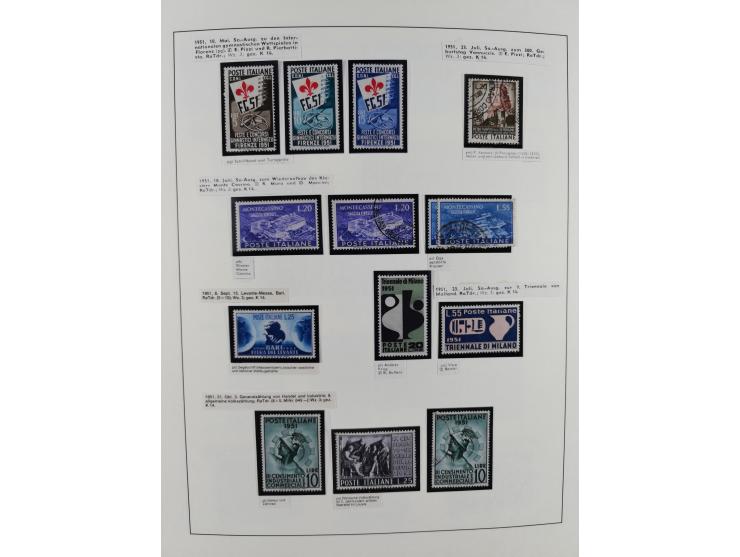 1861/1944, mixed collection starting with Naples, with many better and complete sets, further postage dues, airmail stamps, i