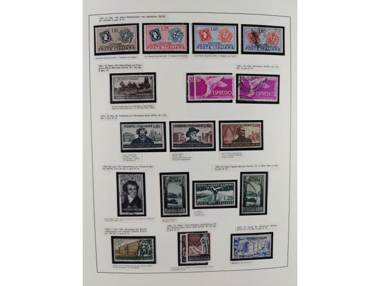 1861/1944, mixed collection starting with Naples, with many better and complete sets, further postage dues, airmail stamps, i