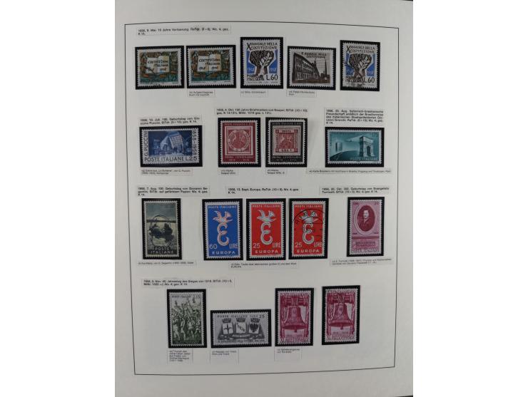 1861/1944, mixed collection starting with Naples, with many better and complete sets, further postage dues, airmail stamps, i