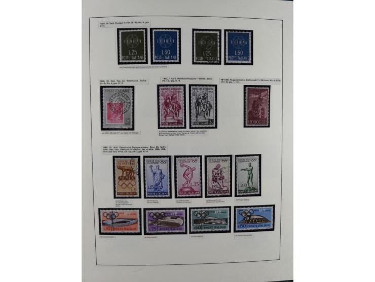 1861/1944, mixed collection starting with Naples, with many better and complete sets, further postage dues, airmail stamps, i
