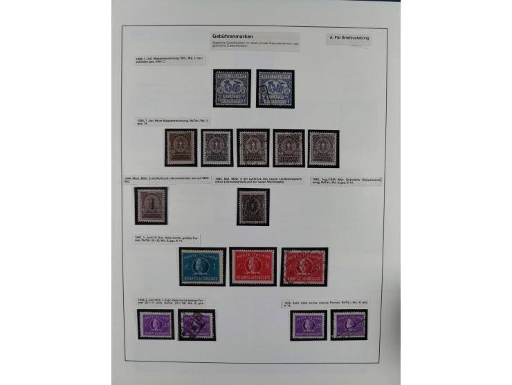 1861/1944, mixed collection starting with Naples, with many better and complete sets, further postage dues, airmail stamps, i