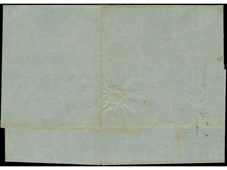 1 pia.and 2 pia, on red brown, ample to wide &nbsp;margins, tied at arrival by fine dotted "RUSTSCHUK" to entire letter, very