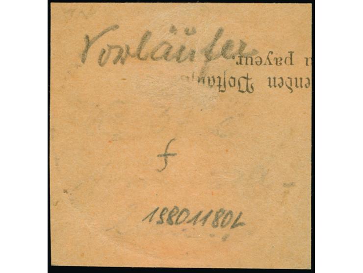 1899, 2 Mark rötlichkarmin, farbfrisch und gut gezähnt mit klarem Stempel “APIA KDPAg ** 28.12.99” auf Postanweisungs-Briefst