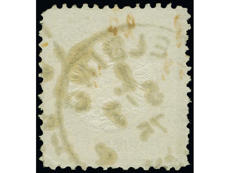 5 Groschen lehmgraubraun “Elbinger Postfälschung” mit klarem Einkreis-Normstempel “ELBING 1*a 5.7.75”, farbfrisch mit typisch