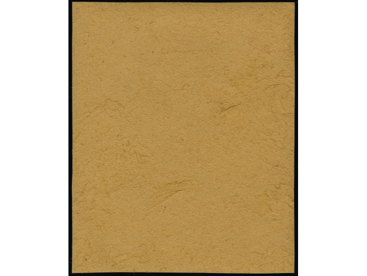 1936, Lufthansa 40 Pfg., Essay auf Basis eines Druckes auf Kartonpapier &nbsp;(ca. 155:188mm), ausführlich bearbeitet mit Far