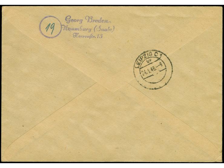 POSTMEISTERTRENNUNGEN: gezähnt L 11½: &nbsp;6 Pfg. und 12 Pfg. je in waagerechten Paaren ohne mittlere senkrechte Zähnung, 12