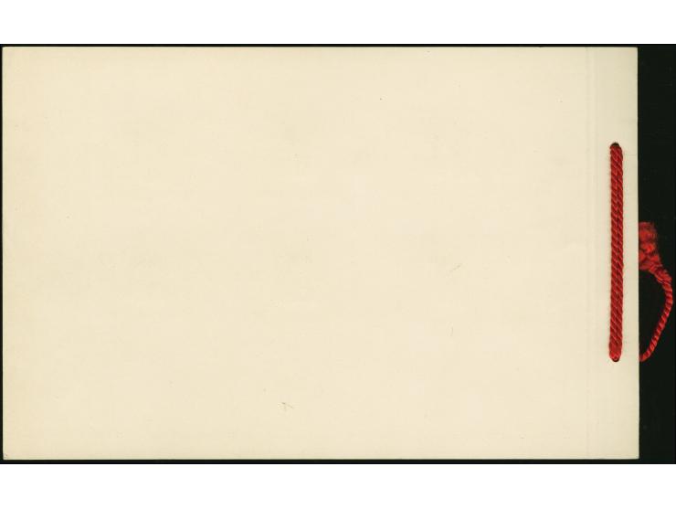 1943, Geschenkheft, schwerer Büttenkarton mit gedrucktem Titel “DEUTSCHE REICHSPOST” und “ZUM HELDENGEDENKTAG 1943” (zweite S