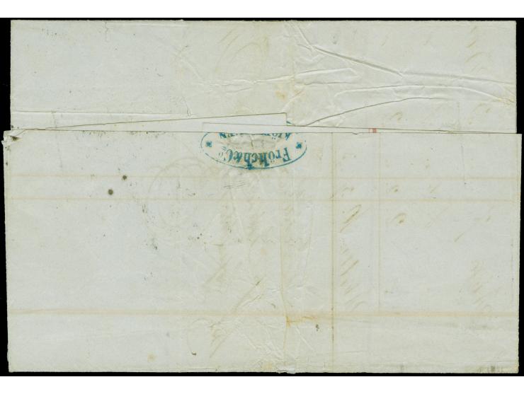 1852, 2 R.B.S., Thiele printing, plate II, type 6, fresh color and close to wide margins all around, neatly tied by numeral “