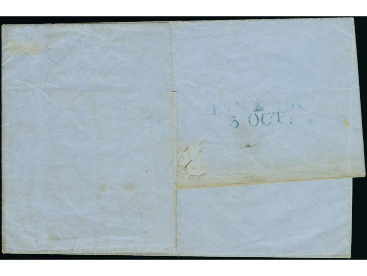 ½ Gr., 2 Einzelwerte, je einseitig berührt bzw. lupenrandig, mit DKr. "GLEIDINGEN 5/10" auf komplettem Faltbrief nach Einbeck