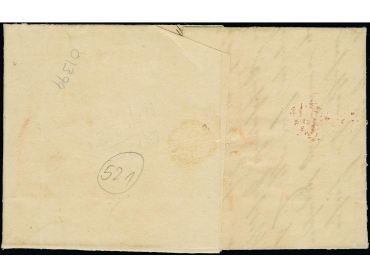 ⅓ Groschen gelblichgrün und zwei Einzelwerte 2 Groschen grauultramarin je mit EKr. “AACHEN 30.3.74” auf leicht überfrankierte