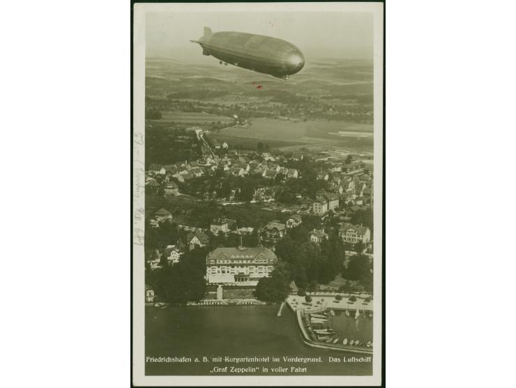 1931, Landungsfahrt nach Ägypten, Fotokarte mit Barfrankatur 1 RM und Bordpoststempel vom 10.4. sowie viel Text und e. Unters