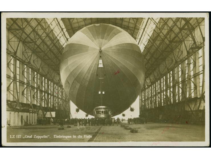 1931, Landungsfahrt nach Ägypten, Fotokarte mit Barfrankatur 1 RM und Bordpoststempel vom 10.4., verschickt vom Navigator Kar