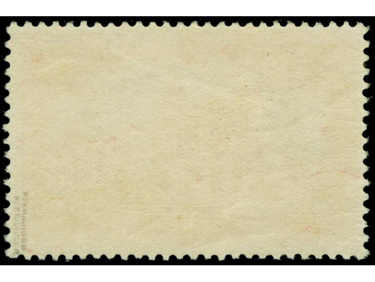 1902, 1 Mark karminrot, 25:16 Zähnungslöcher, ungebraucht, tadellos, sign. Pfenninger und Fotoattest Oechsner BPP (2013)